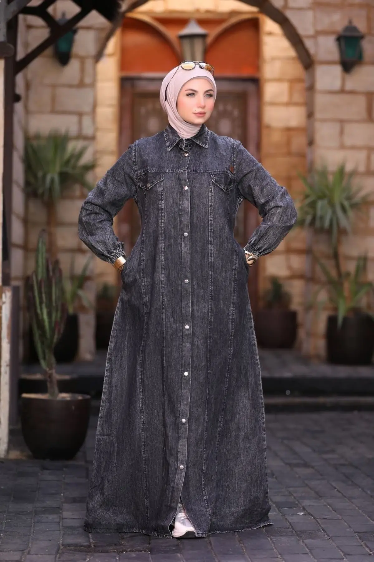 jeans abaya
